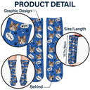 Custom Photo Pet Face - Personalized Socks