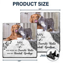 Photo personnalisée « Nous t'aimons de tout notre cœur » - Pierre commémorative rectangulaire personnalisée pour jardin 