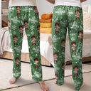 Custom Photo Best Mom Grandma Ever Snow Pattern - Personalized Sweatpants