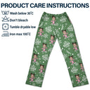 Custom Photo Best Mom Grandma Ever Snow Pattern - Personalized Sweatpants