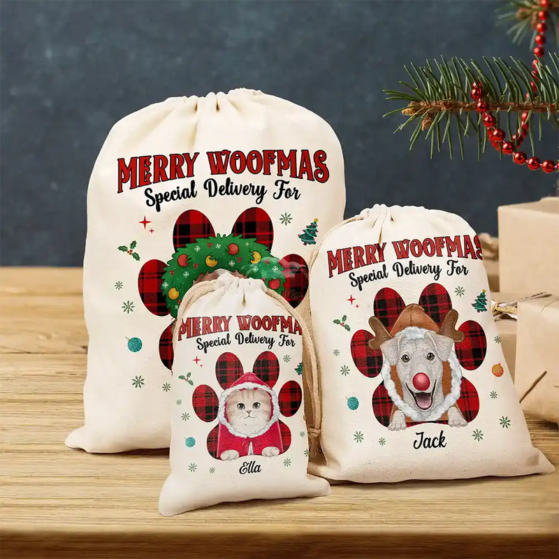 Special Delivery For Dog Cat - Personalized Favor Bag