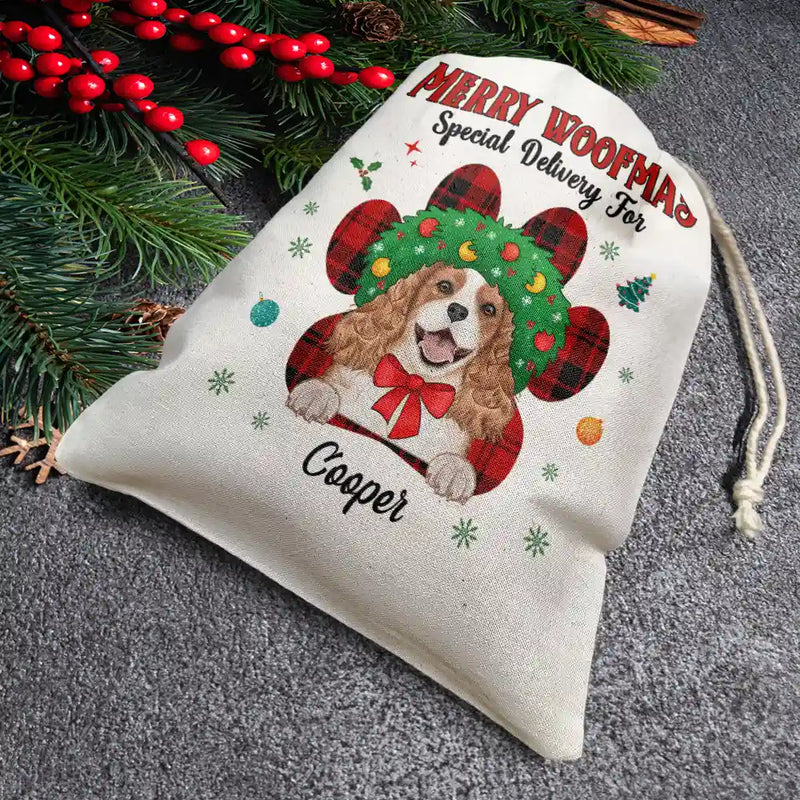Special Delivery For Dog Cat - Personalized Favor Bag