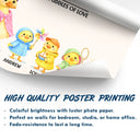 Gift For Grandpa,Gift For Grandma,Gift For Grandparents,Grandma - Grandkids,Love - Nanny's Flock With Puddles Of Love - Personalized Poster