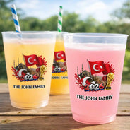 Top Market,Football (Soccer),Family,Proud,Summer Soccer Games,Icon - National Flag Soccer Lover - Personalized Frosted Cups