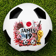 Top Market,Football (Soccer),Gift For Men,Gift For Yourself,Confident,Summer Soccer Games,Icon - National Flag Soccer Lover - Personalized Soccer Ball
