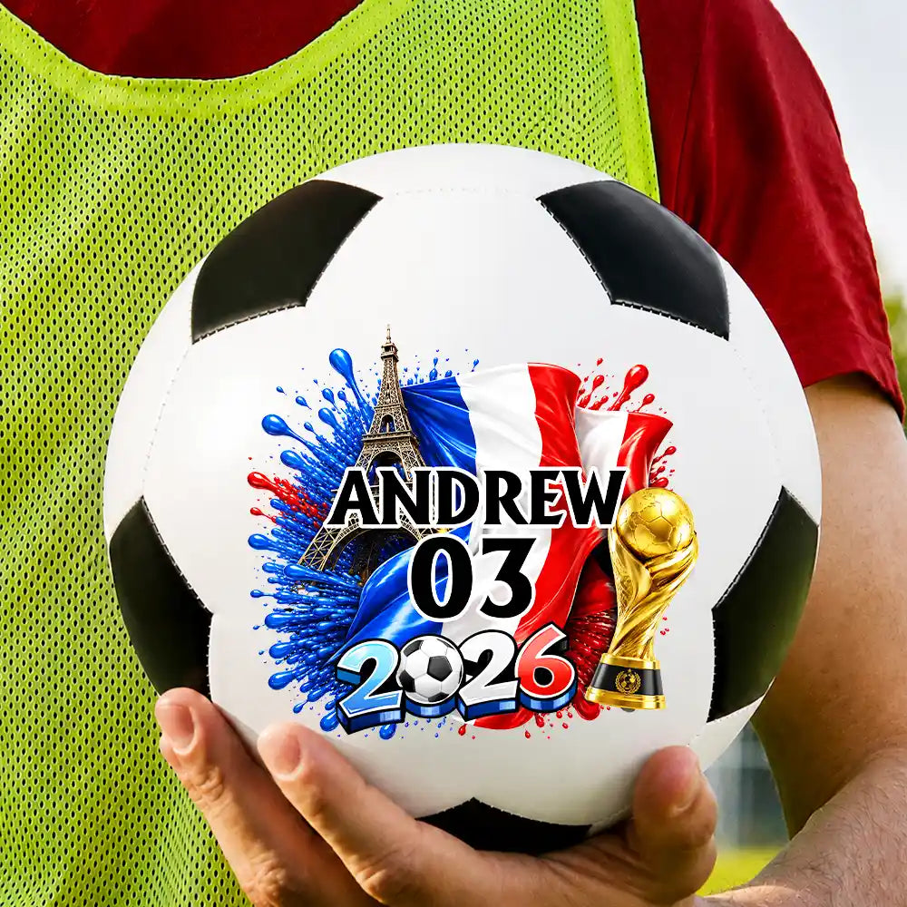 Top Market,Football (Soccer),Gift For Men,Gift For Yourself,Confident,Summer Soccer Games,Icon - National Flag Soccer Lover - Personalized Soccer Ball