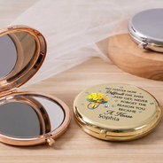 Nurse,Gift For Women,Gift For Men,Happy,Gift For Yourself,Icon,Proud - Never Forget The Reason You Became A Nurse - Personalized Compact Mirror