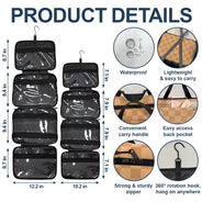 Gift For Yourself,Happy,Travel - Never Let Anyone Dull Your Sparkle - Personalized Toiletry Bag