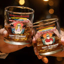 Gift For Husband, Gift For Yourself, Gift For Men, Gift For Father, Retirement, Beach, Summer - Never Underestimate The Difference You Made - Personalized Whiskey Glass