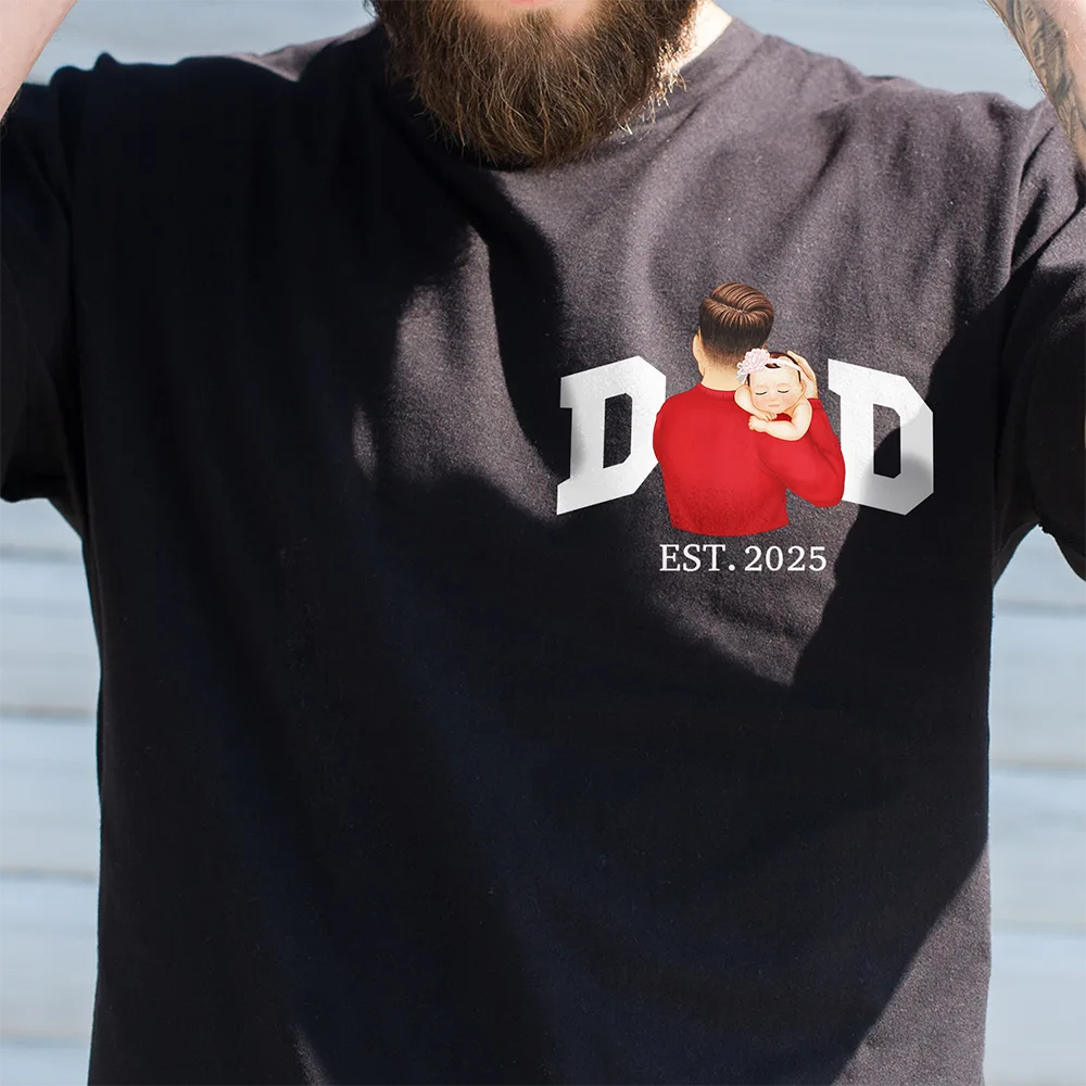 New Dad New Mom And Baby - Personalized T Shirt