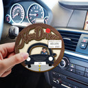 Happy, Gift For Yourself - New Driver - Personalized Custom Shaped Car Visor Clip