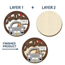 Happy, Gift For Yourself - New Driver - Personalized Custom Shaped Car Visor Clip