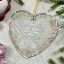 Christmas, Gift For Couples, Gift For Husband, Gift For Wife, Gift For Boyfriend, Gift For Girlfriend, Love - Newly Engaged Couple Holding Hands The Best Is Yet To Come - Personalized Circle Glass Ornament