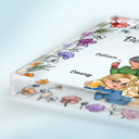 Gift For Bestie,Gift For Sisters,Gift For Women,Gifts For Colleagues,Happy - No One Will Ever Be As Entertained By Us As Us - Personalized Square Shaped Acrylic Plaque