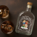 Gift For Bestie,Gift For Sisters,Gift For Women,Gifts For Colleagues,Happy - No One Will Ever Be As Entertained By Us As Us - Personalized Whiskey Bottle