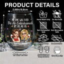 Gift For Bestie,Gift For Sisters,Gift For Women,Gifts For Colleagues,Funny - No One Will Ever Be As Entertained By Us As Us Bestie - Personalized Stemless Wine Glass