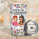 Gift For Bestie,Gift For Sisters,Gifts For Colleagues,Funny - No One Will Ever Be As Entertained By Us As Us Bestie 3D Effect - Personalized Tumbler