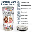 Gift For Bestie,Gift For Sisters,Gifts For Colleagues,Funny - No One Will Ever Be As Entertained By Us As Us Bestie 3D Effect - Personalized Tumbler