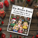 Gift For Bestie,Gift For Sisters,Gifts For Colleagues,Christmas,Funny - No One Will Ever Be As Entertained By Us As Us Newspaper - Personalized Custom Shaped Acrylic Ornament