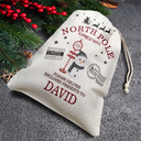 Gift For Kids, Family, Christmas - North Pole Express Mail - Personalized Favor Bag