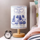 Gift For Bestie, Gift For Women, Christmas, Happy - Not Sisters By Blood But Sisters By Heart - Personalized Fabric Lamp