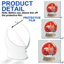 Gift For Bestie, Gift For Women, Christmas, Happy - Not Sisters By Blood But Sisters By Heart 3D Effect Besties - Personalized Custom Shaped Acrylic Ornament