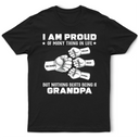 Gift For Father, Gift For Grandpa, Happy - Nothing Beats Being A Grandpa Papa - Personalized T Shirt