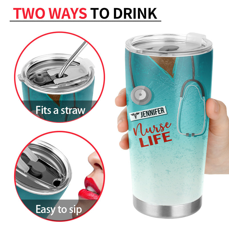 Nurse Sedate It Custom Tumbler