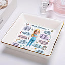 Nurse,Gift For Women,Gift For Men - Nurse Daily Affirmations - Personalized Ring Dish