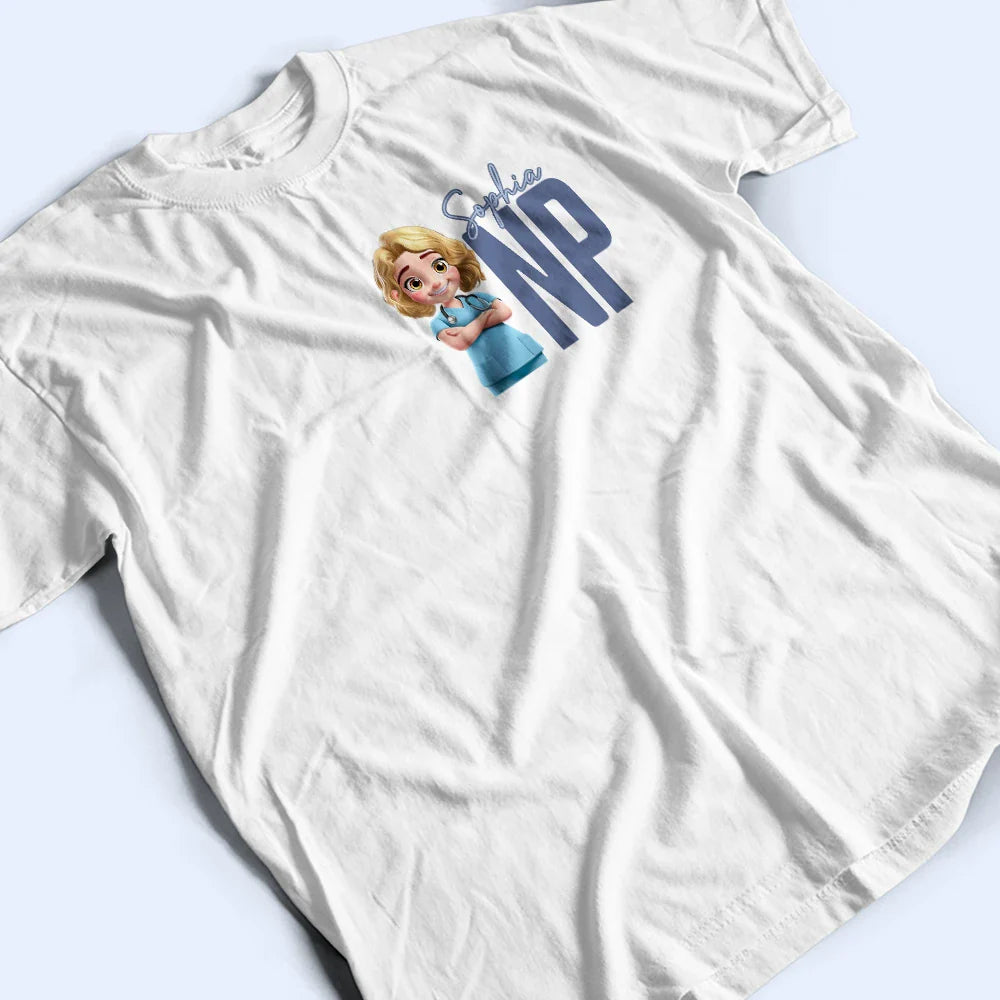 Nurse,Gift For Bestie,Gifts For Colleagues - Nurse Life Job Title - Personalized T Shirt