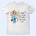 Nurse,Gift For Yourself,Funny,Christmas - Nurse Shine Bright Like a Call Light - Personalized T Shirt