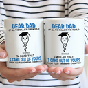 Of All The Balls In The World - Funny Gift For Dad, Father, Grandpa - Personalized Mug