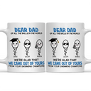 Of All The Balls In The World - Funny Gift For Dad, Father, Grandpa - Personalized Mug