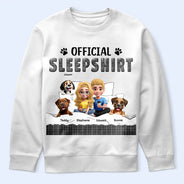 Dog Couple, Dog Lovers, Funny - Official Sleepshirt 3D Effect - Personalized T Shirt