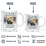 Gift For Couples, Old Couples, Gift For Husband, Gift For Wife, Happy - Old Couple Our Home Ain't No Castle - Personalized Mug