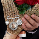 Custom Photo, Sympathetic, Gift For Yourself, Wedding, Dynamic Photo - On This Special Day Know That I Am Here - Personalized Lapel Pin