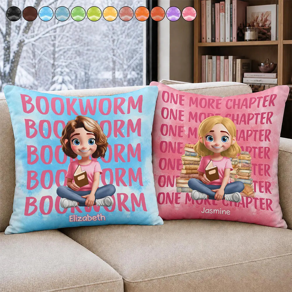 One More Chapter Book Lovers - Personalized Pillow