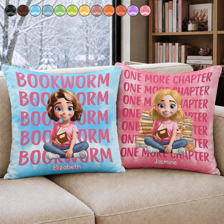 One More Chapter Book Lovers - Personalized Pillow
