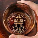 Gift For Husband,Gift For Men,Gift For Grandpa,Gift For Father,Happy - Only The Best Dads Get Promoted To Grandpa - Personalized Engraved Whiskey Glass