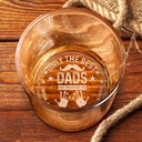 Gift For Husband,Gift For Men,Gift For Grandpa,Gift For Father,Happy - Only The Best Dads Get Promoted To Grandpa - Personalized Engraved Whiskey Glass