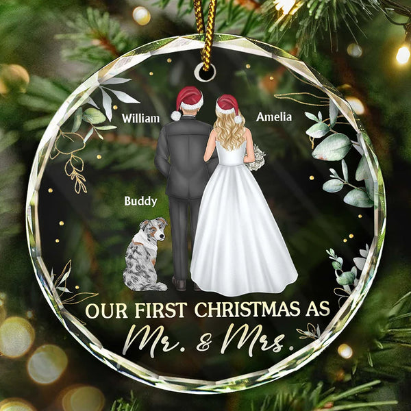 And Then There Were 3 Ornament And Then There Were 3 Christmas Preganacy Announcement 3D Inflated Effect