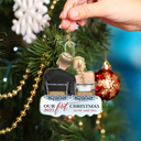 Gift For Couples,Gift For Husband,Gift For Wife,Christmas,Wedding,Love - Our First Christmas Married Couples - Personalized Custom Shaped Acrylic Ornament
