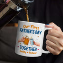 New Dad,New baby,Gift For Father - Our First Father's Day Together Cheers - Personalized Mug