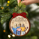 Happy,Gift For Bestie,Gifts For Colleagues,Christmas - Our Friendship Isn’t A Big Thing - Personalized 2-Layered Wooden Ornament