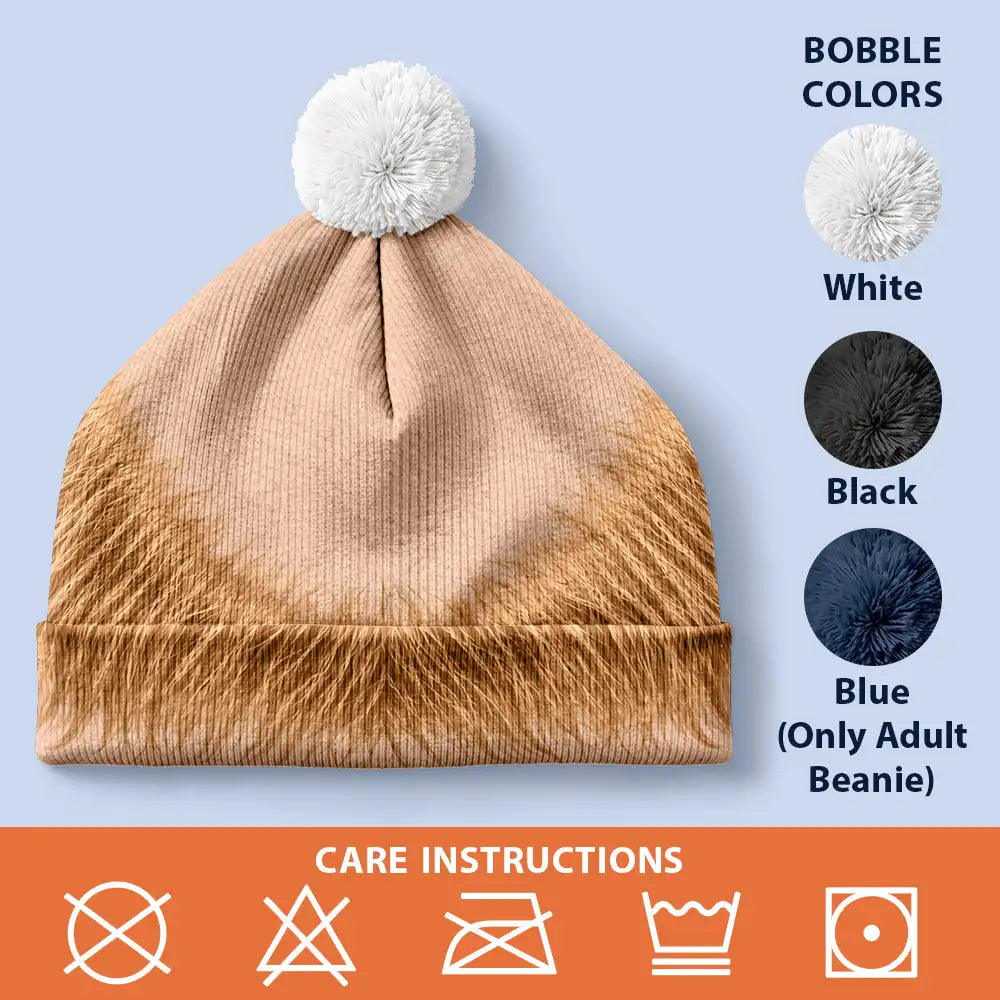 Gift For Men,Gift For Yourself,Gifts For Him,Humorous,Icon,Top Market - Funny Gag Gift For Him - Personalized Bald Head Bobble Beanie Hat
