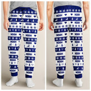 Christmas,Custom Text,Family,Happy,Top Market - Christmas Gift For Family - Personalized Name Fair Isle Pattern Pajama Pants