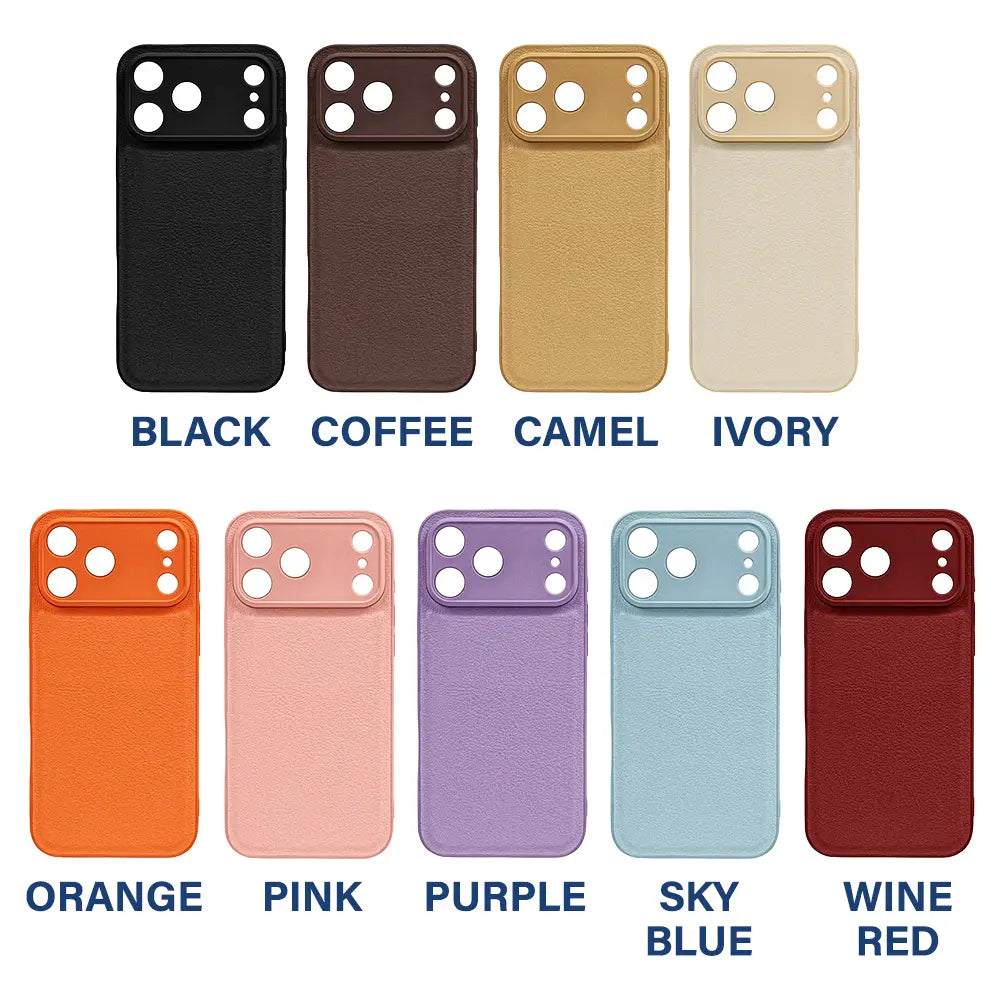 Gift For Mother,Gift For Women,Happy,Gift For Yourself,Gift For Grandma,Vector - Faux Pressed Mom And Children Holding Hands - Personalized Leather Phone Case