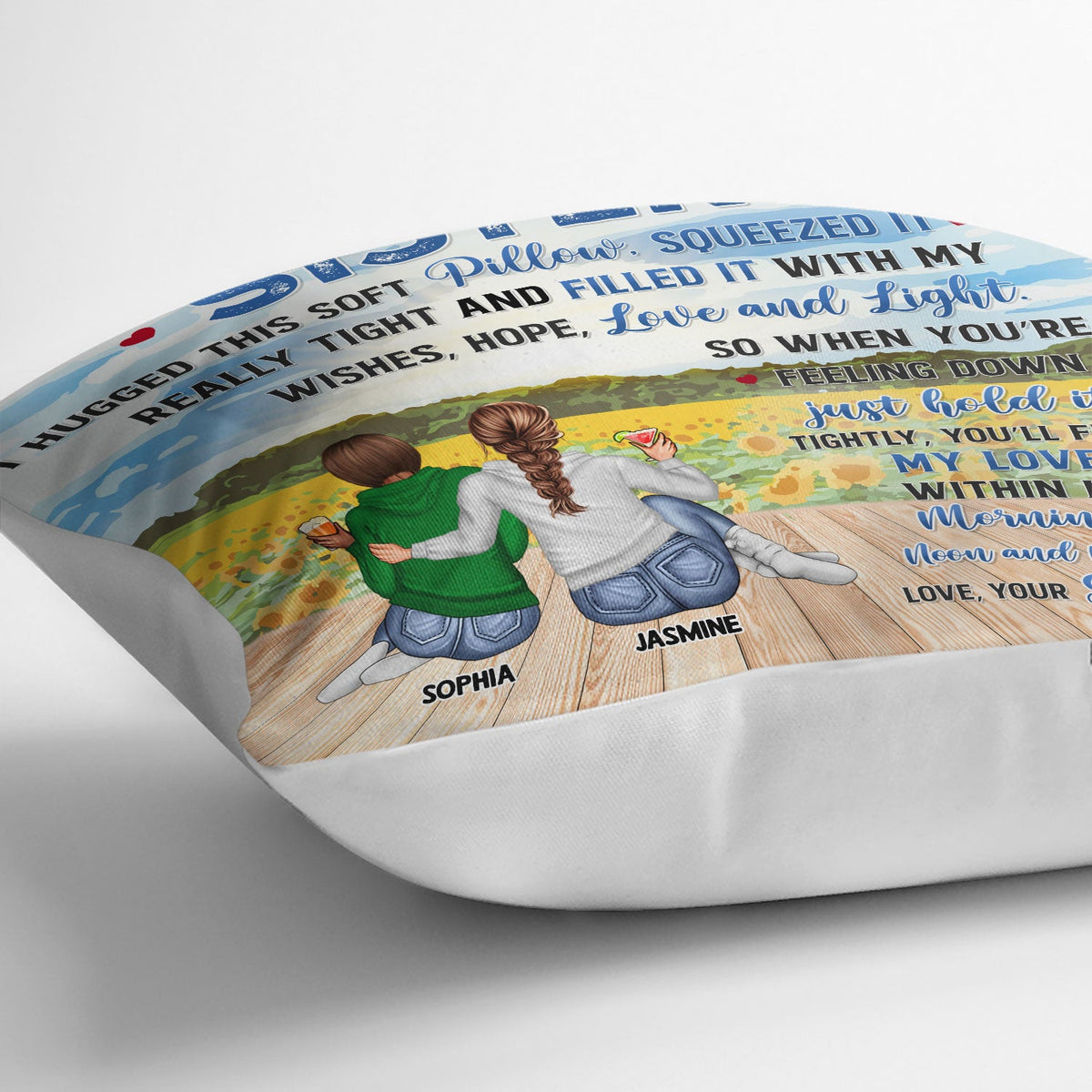 Forever You Are My Sister - Gift For Sisters - Personalized Custom Pillow