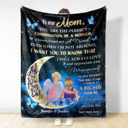 Tu es la meilleure maman du monde - Cadeau pour maman - Couverture polaire personnalisée