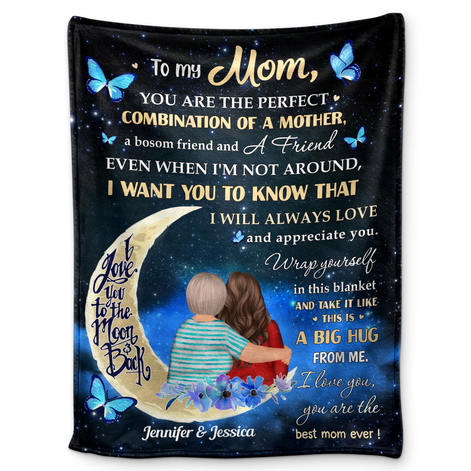 You Are The Best Mom Ever - Gift For Mother - Personalized Fleece Blanket